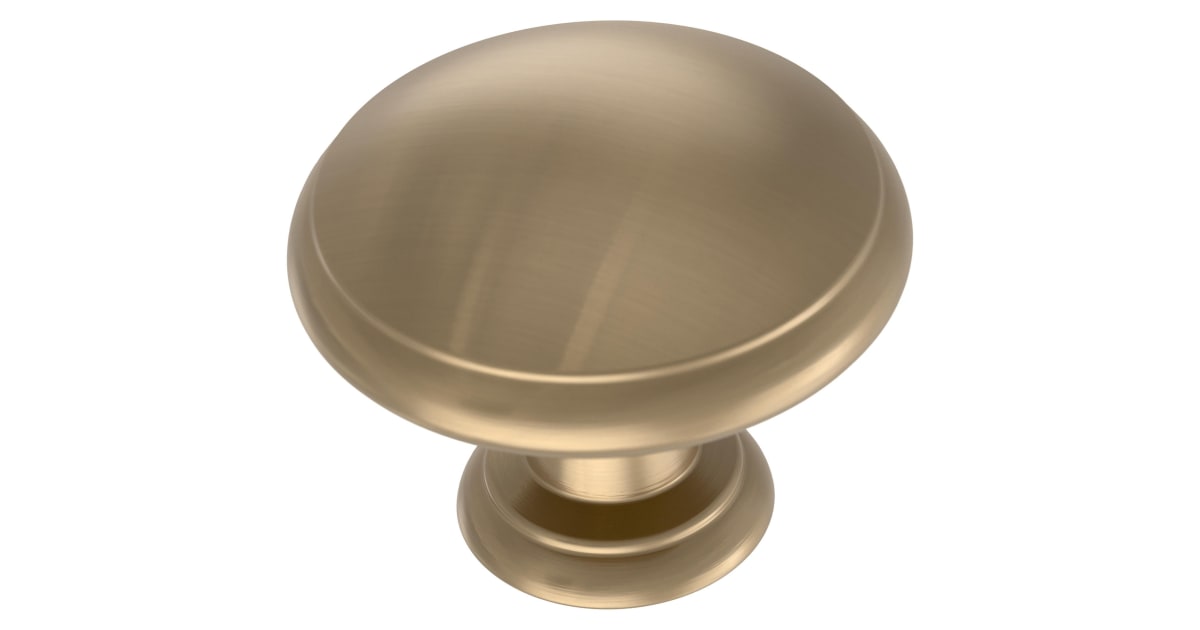 チロル　0331 Franklin Brass P35597Z-CZ-B Round Ringed 1-1/4 Inch Mushroom