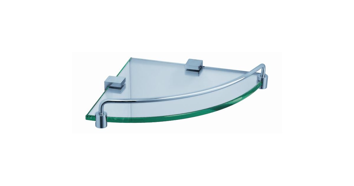 Fresca FAC0448 Ottimo 8.5" Glass Corner Shelf