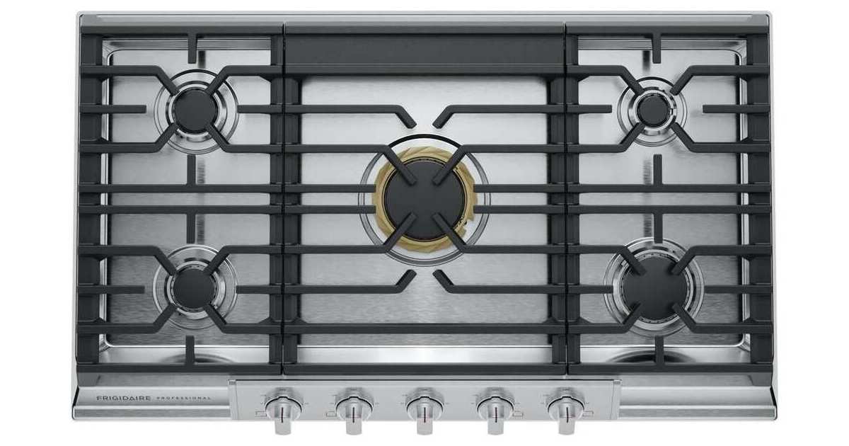 Frigidaire PCCG3680AS Professional Series 36 Inch Wide 5 Burner Natural