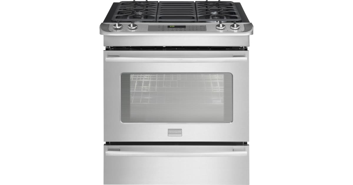 Frigidaire FPDS3085KF 30" SlideIn DualFuel Range with