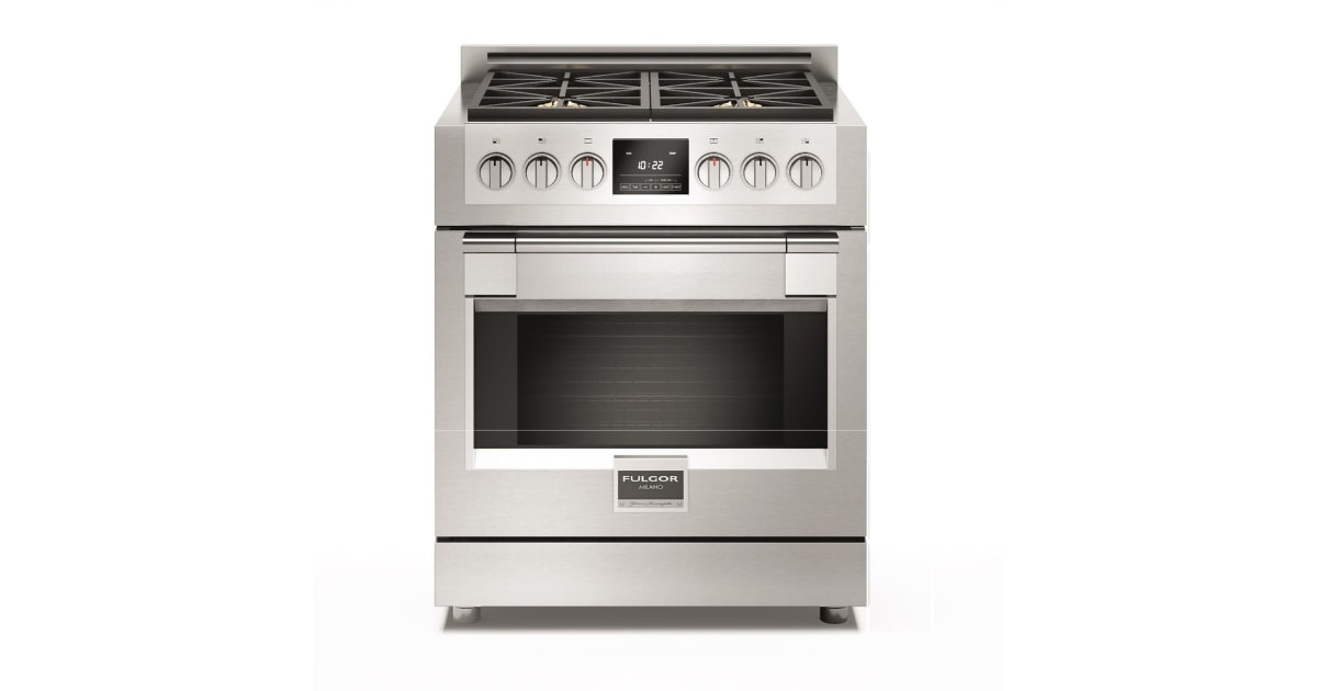 Fulgor Milano F6PDF304S1 30 Inch Wide 4.1 Cu.Ft. Dual Fuel