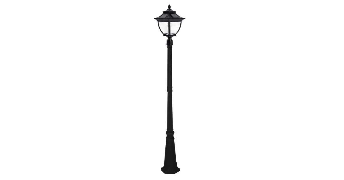 Gama Sonic 104B001 Pagoda Bulb 87" Tall LED Outdoor Single