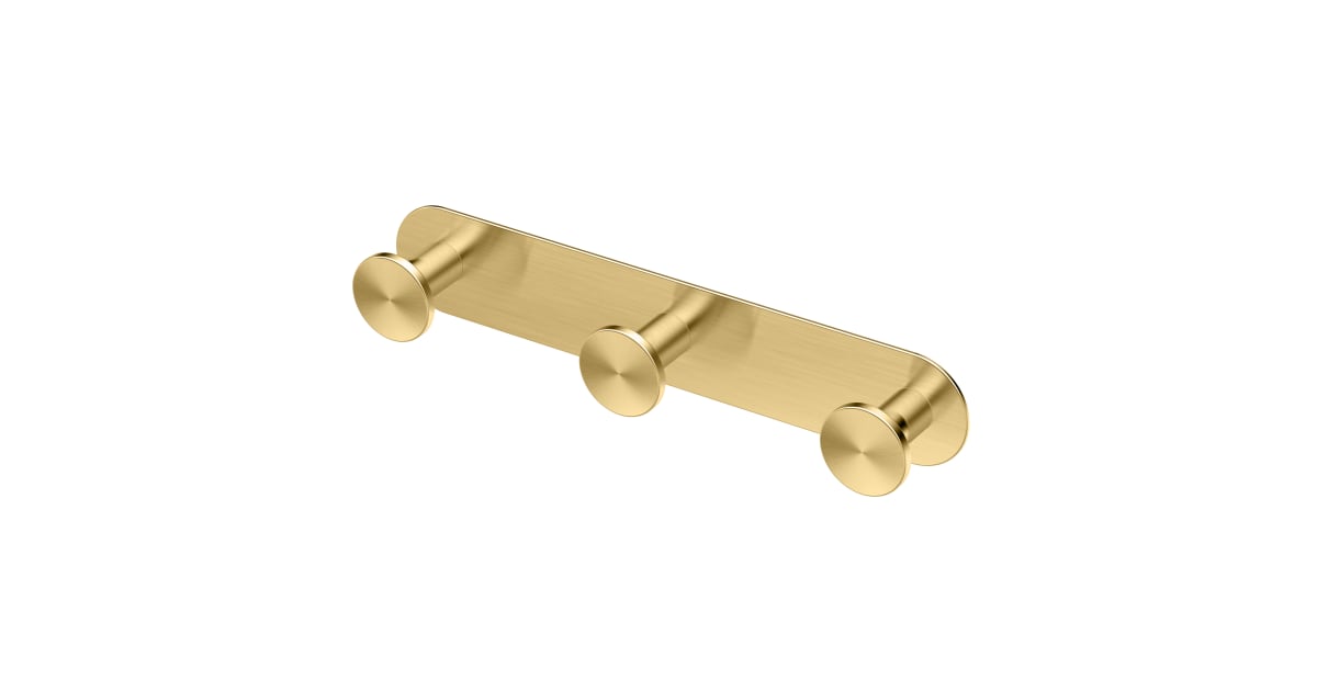Gatco 1281 Glamour Doppio Gancio Da Parete Per Bagno - Design Moderno, Metallizzato - 6,5 Pollici - 3