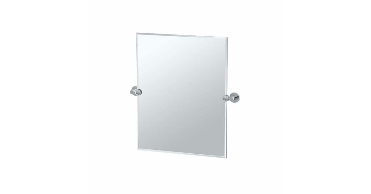 Mode Collection - Framed Small Rectangular Mirror in Matte Black by