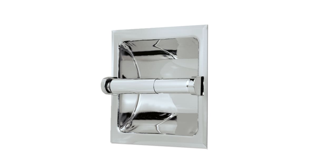 Gatco 782 Recessed, SpringLoaded Toilet Paper Holder
