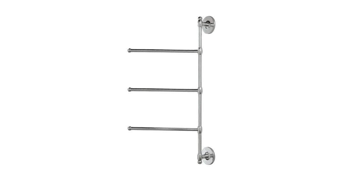 Gatco 1459 Three Arm Wall Mount Towel Bar