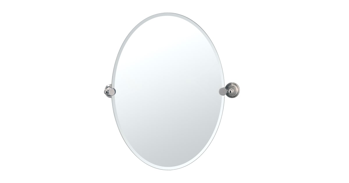 Gatco 4589 Oval Mirror from the Laurel Avenue Series