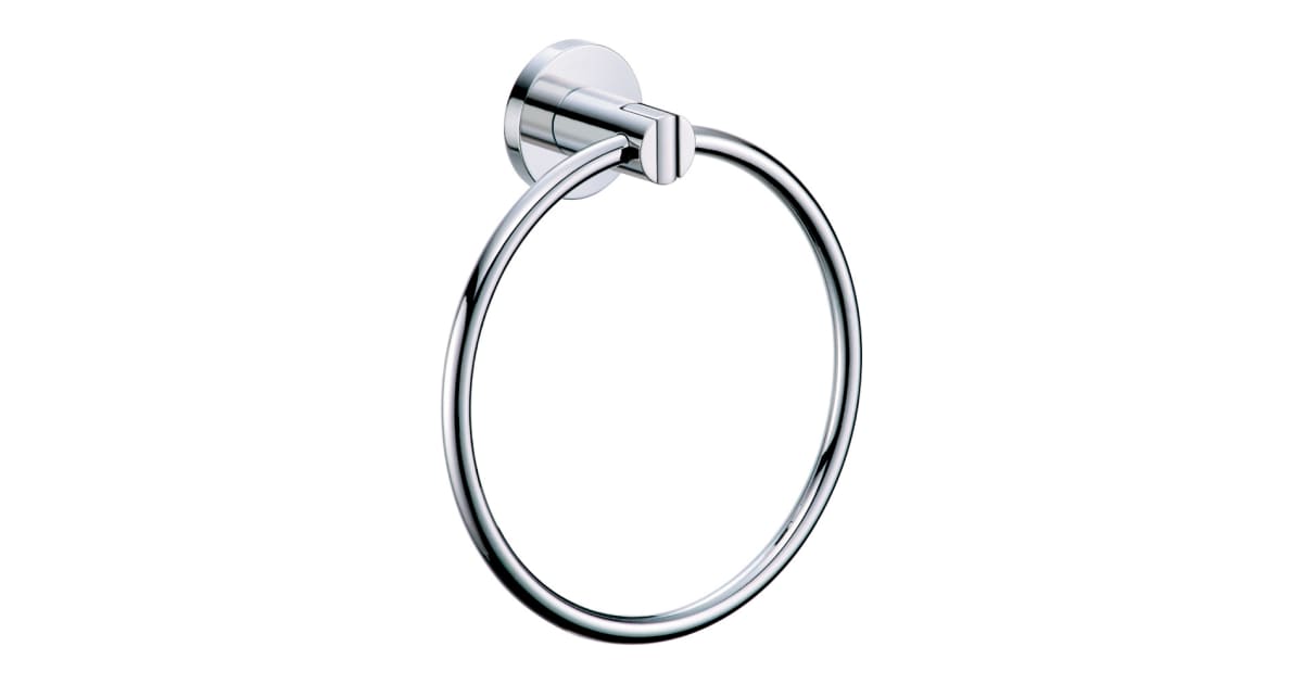 Gatco 4682 Wall Mounted Towel Ring from the Channel Series