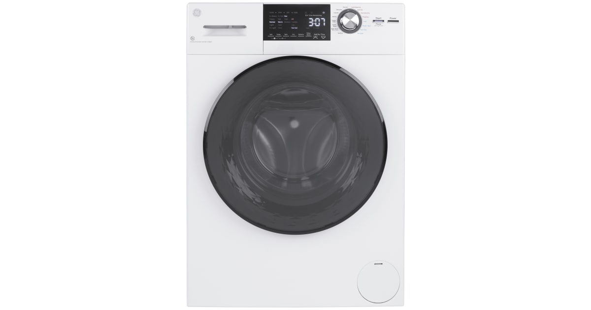 GE GFQ14ESSNWW 24 Electric Front Load Washer Dryer Combo with 2.4 Cu. ft. Capacity, 14 Cycles, Electronic Touch, in White