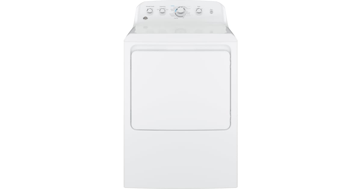 GE GTD42GASJWW 27 Inch Wide 7.2 Cu. Ft. Front Loading Gas