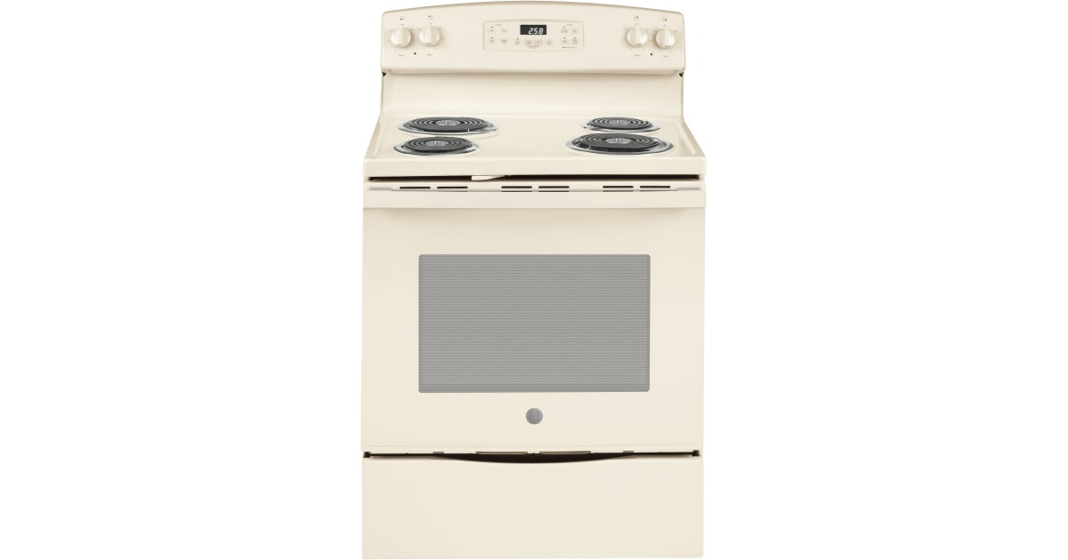GE JB258DMCC 30 Inch Wide 5.3 Cu. Ft. Free Standing Electric Range with