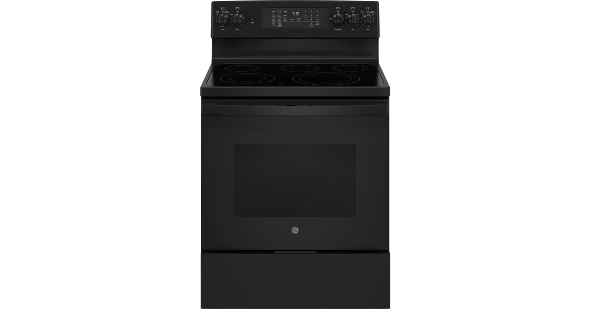 GE JB735DPBB 30 Inch Wide 5.3 Cu. Ft. Free Standing