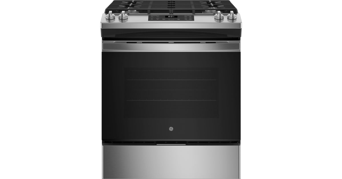GE JGSS61SPSS 30 Inch Wide 5.3 Cu. Ft. Slide In Gas Range