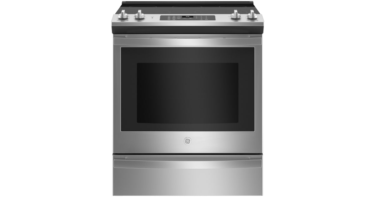 GE JS760SPSS 30 Inch Wide 5.3 Cu. Ft. Slide In Electric