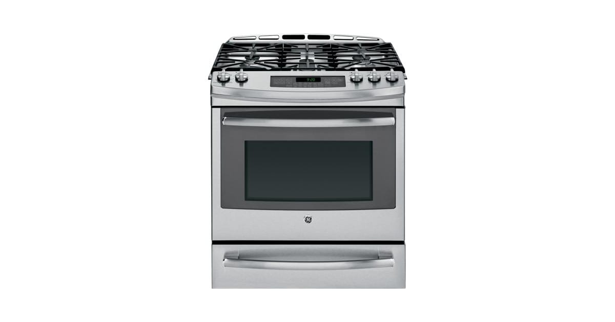 GE PGS920SEFSS 30 Inch 5.6 Cu. Ft. SlideIn Gas Range with