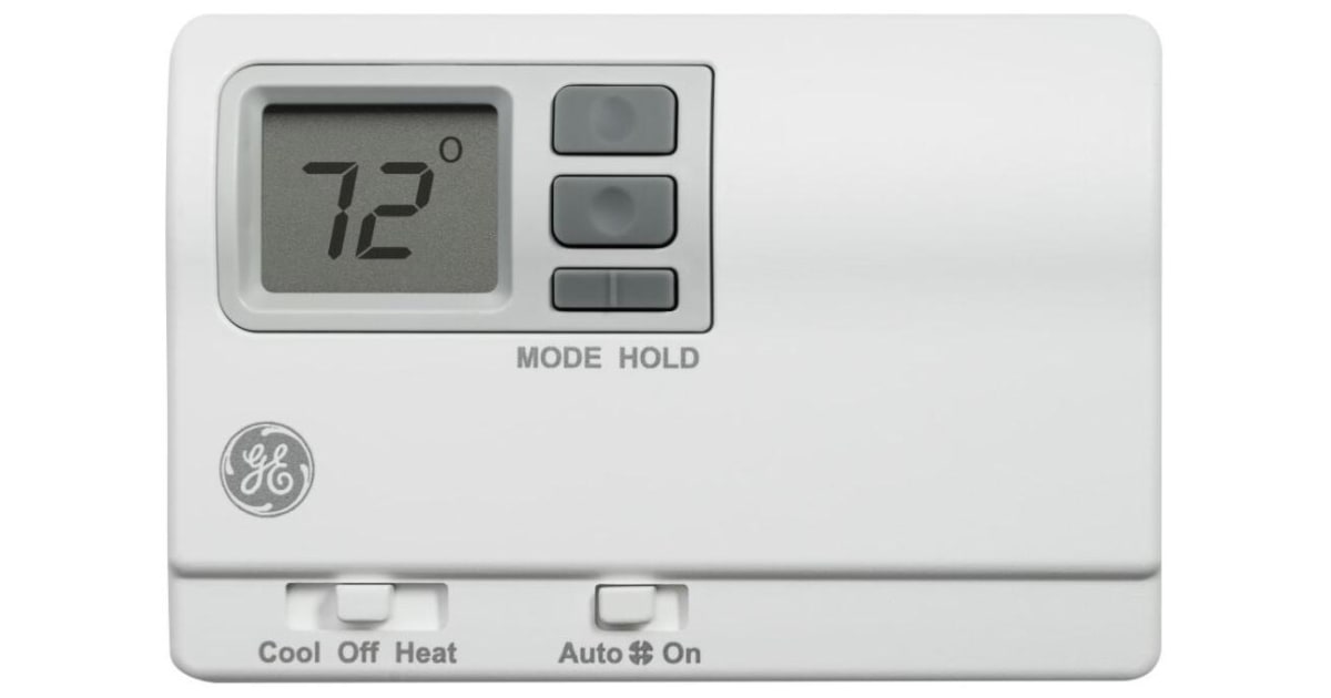 GE RAK149P2 Programmable Thermostat 2 Stage Heat / 1 Stage