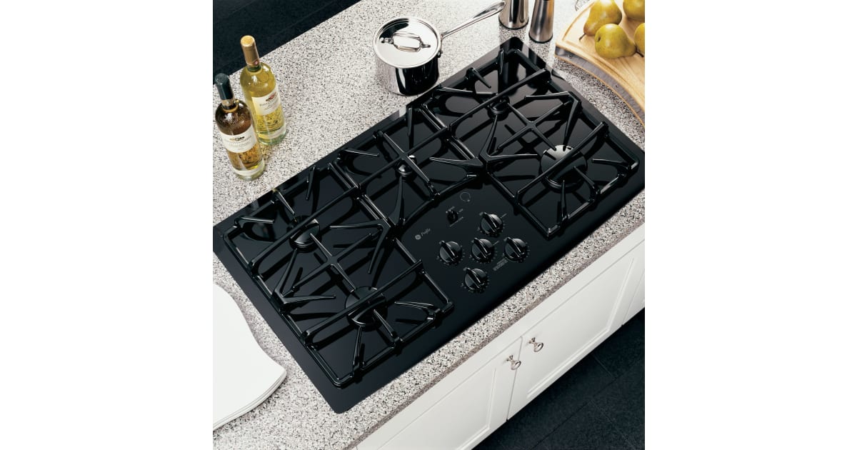 GE JGP970BEKBB 36" BuiltIn Gas Cooktop with Precise