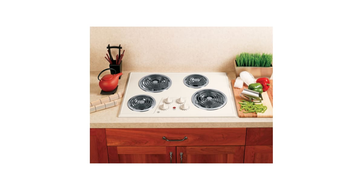 GE JP328CKCC 30" BuiltIn Electric Cooktop with Coil