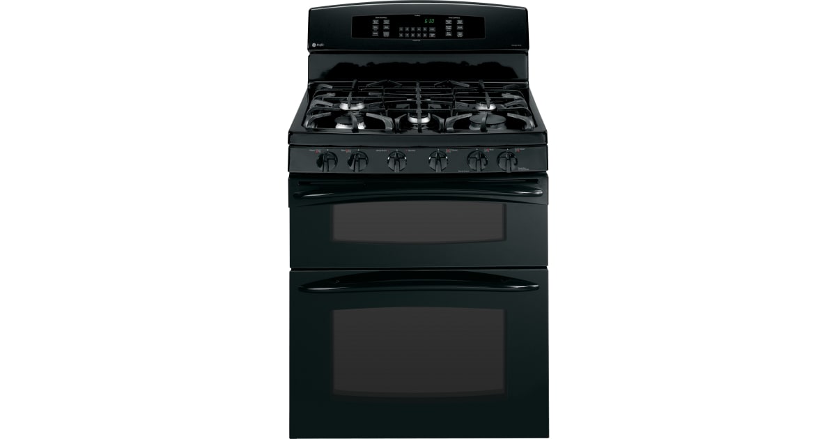 GE PGB995DETBB 30" FreeStanding Double Oven Gas Range