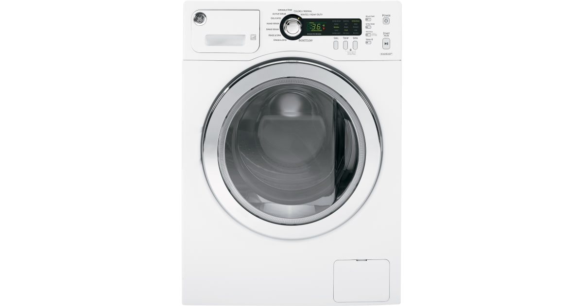 GE WCVH4800KWW 2.2 Cubic Foot Front Load Energy Star