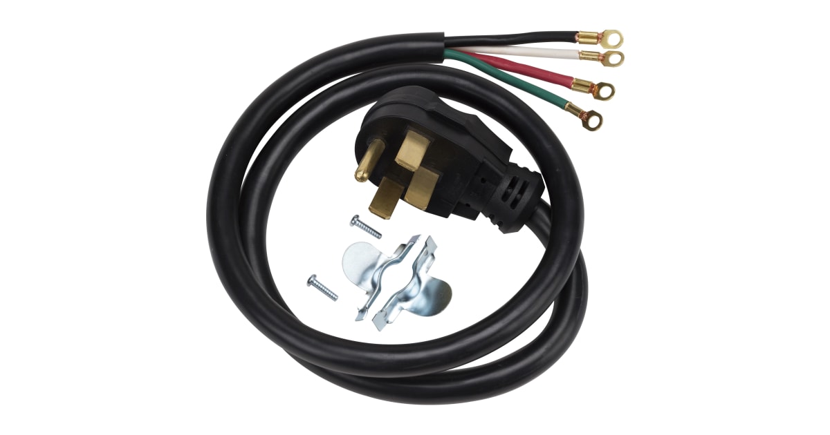 GE WX9X35 4' 4 Prong Power Cord for GE Ranges