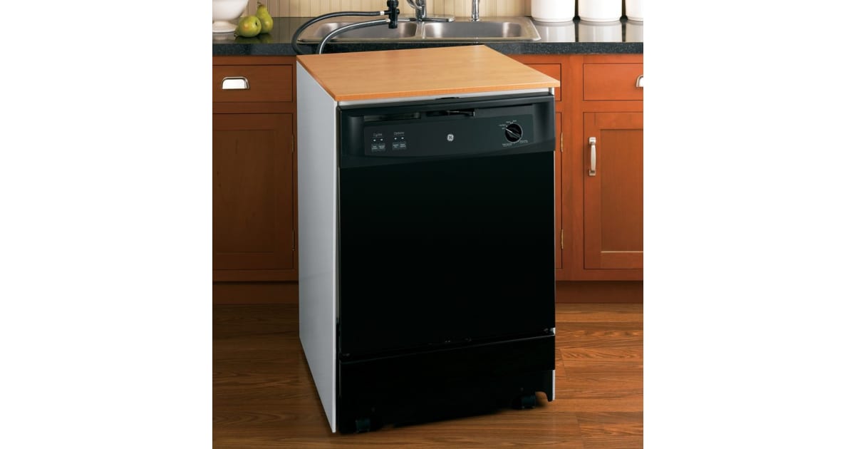 GE GSC3500DBB Portable Energy Star Dishwasher with