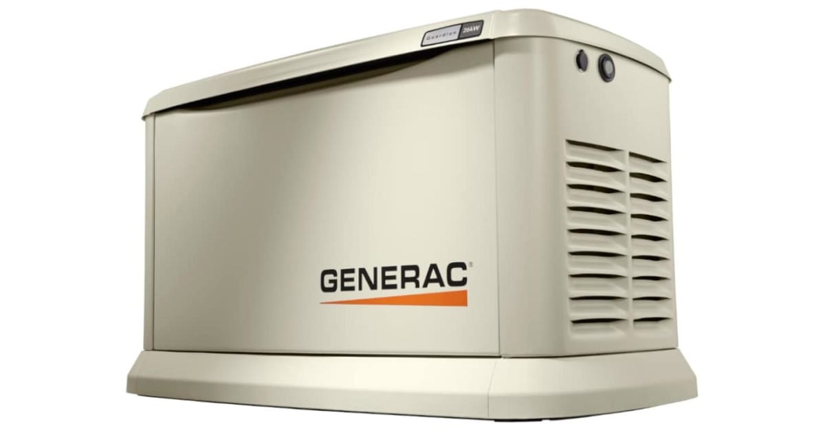 Generac 7290 Guardian Series 26 kW (120 / 240V) SinglePhase Air Cooled