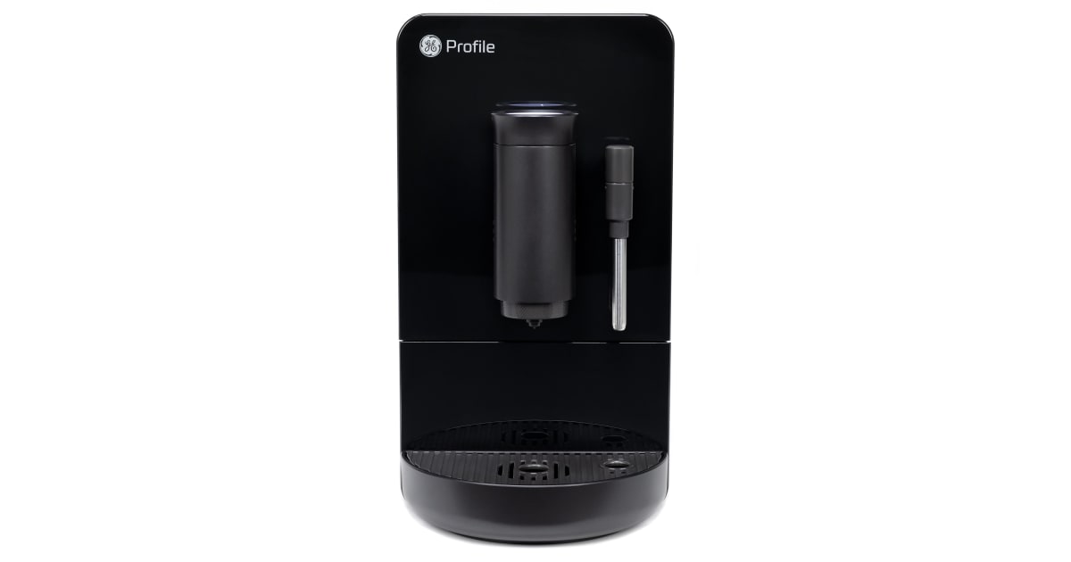 GE Profile P7CEBBS6RBB 40.5 Oz. 5 Setting Countertop Espresso Machine ...