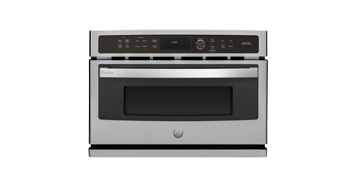 GE Profile 30-inch, 1.7 cu. ft. Built-In Microwave Oven with Convectio
