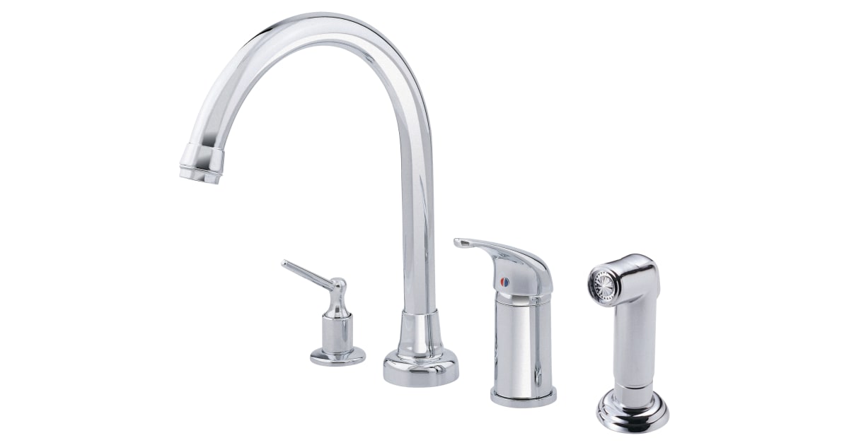 Gerber D409112 Melrose Kitchen Faucet Includes Side