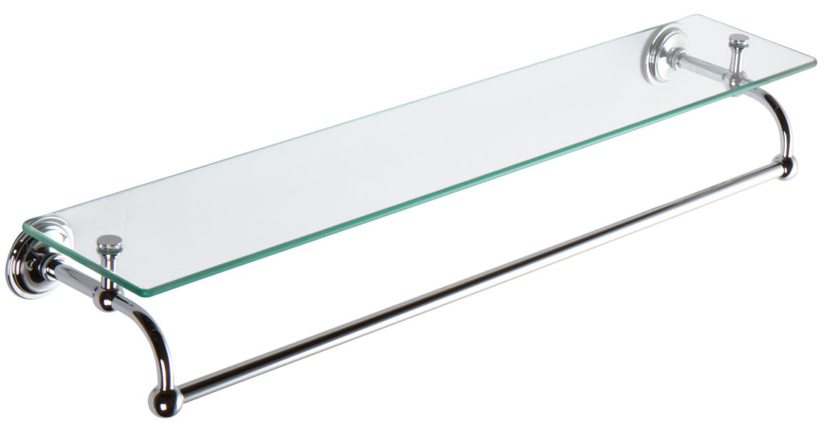 Signature Hardware 916738 Ceeley 17 Two-Tier Glass Shelf