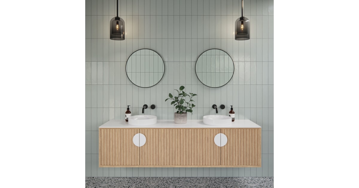 Glass Warehouse MF-R-20-B Leia 20" Diameter Contemporary Circular ...