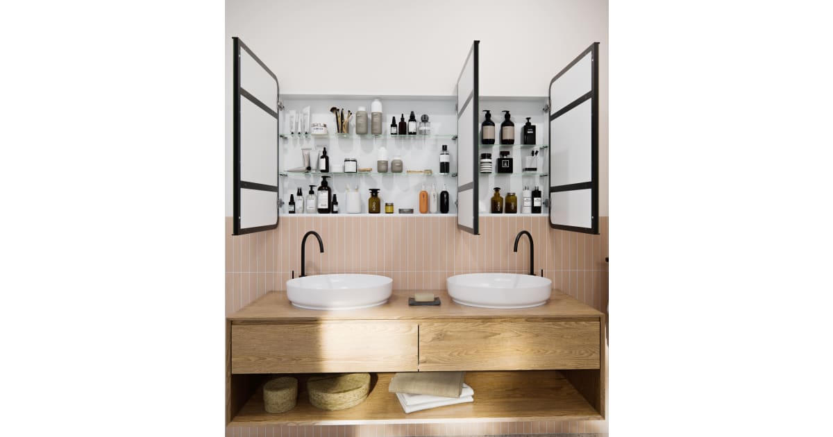 Glass Warehouse SC3SQ60X32B Calla 60" x 32" Framed