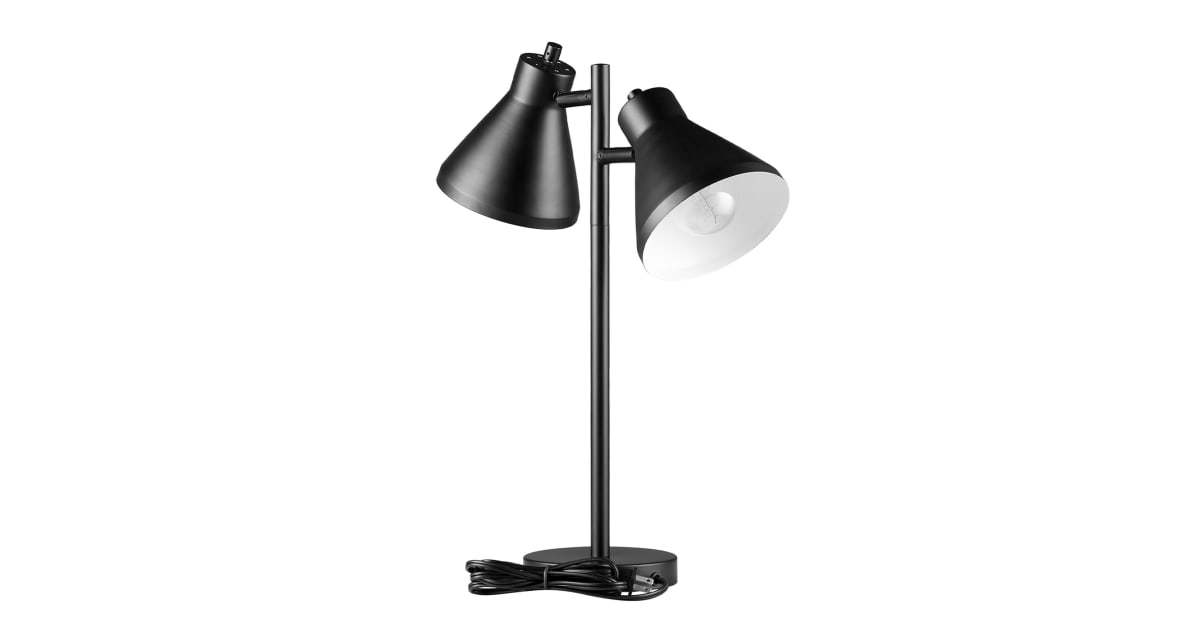 Globe Electric 52999 Derek 2 Light 18" Tall Accent Desk