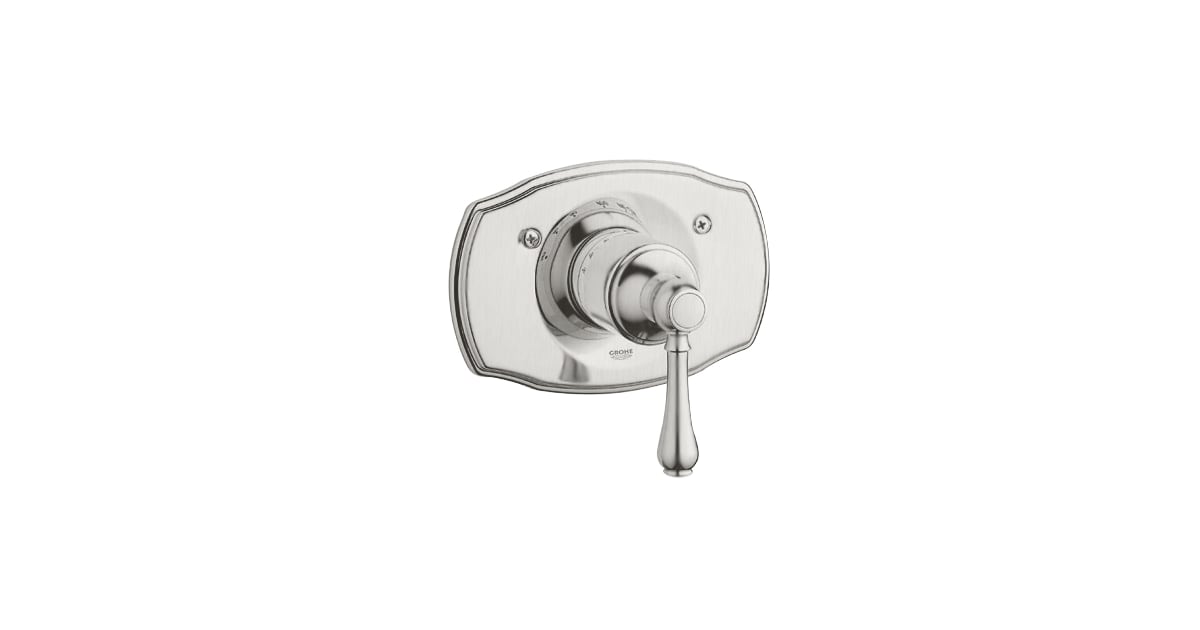 Grohe 19616EN0 Geneva Thermostatic Valve Trim and Metal