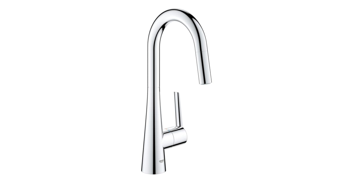 Grohe 32283003 Zedra 1.75 GPM Single Hole Pull Down Bar
