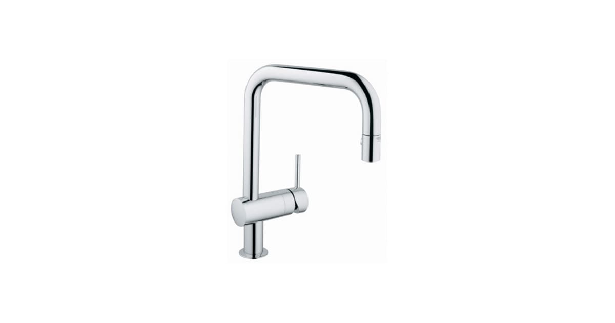 Grohe 3231900E Minta Pullout Spray HighArc Kitchen Faucet