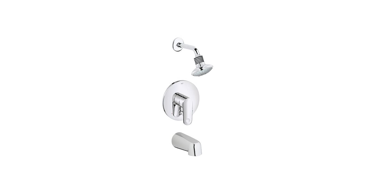 Grohe 35018002 Europlus Tub and Shower Valve Trim with