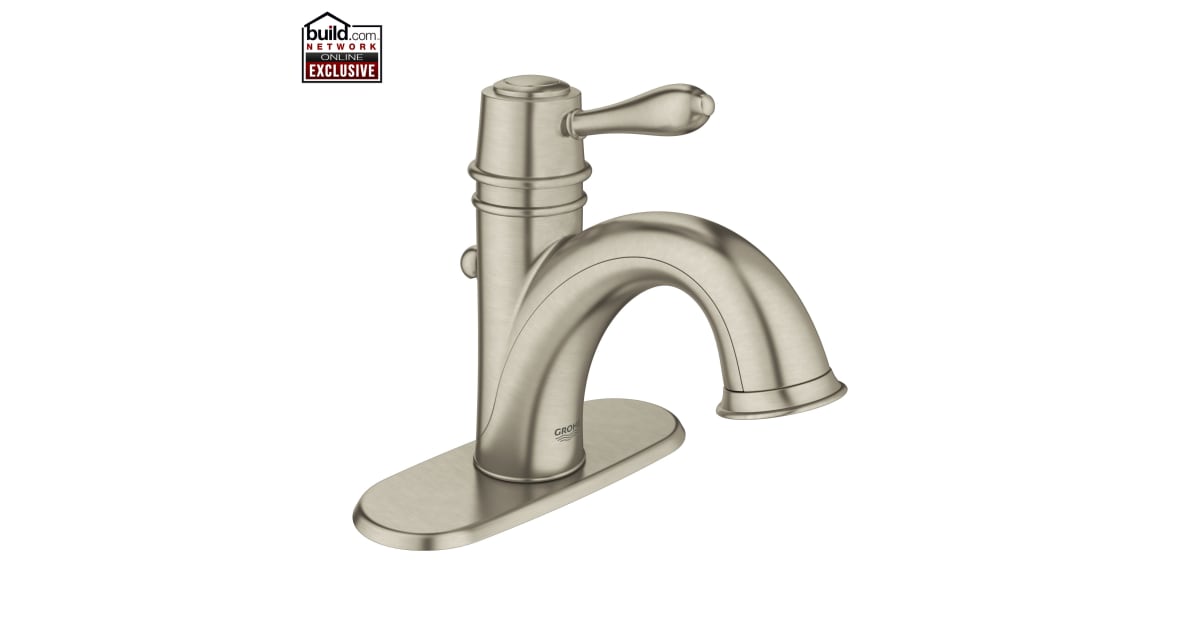 Grohe 23400EN1 Fairborn Single Hole Bathroom Faucet with SilkMove ...