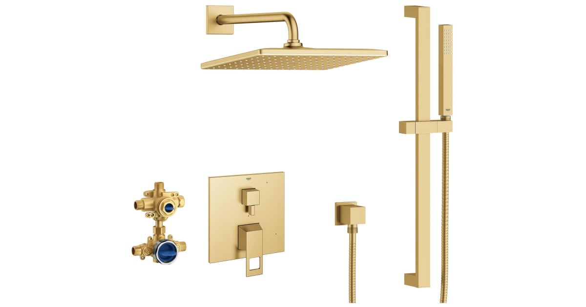 Grohe 29432GN0 Eurocube Pressure Balanced Shower System