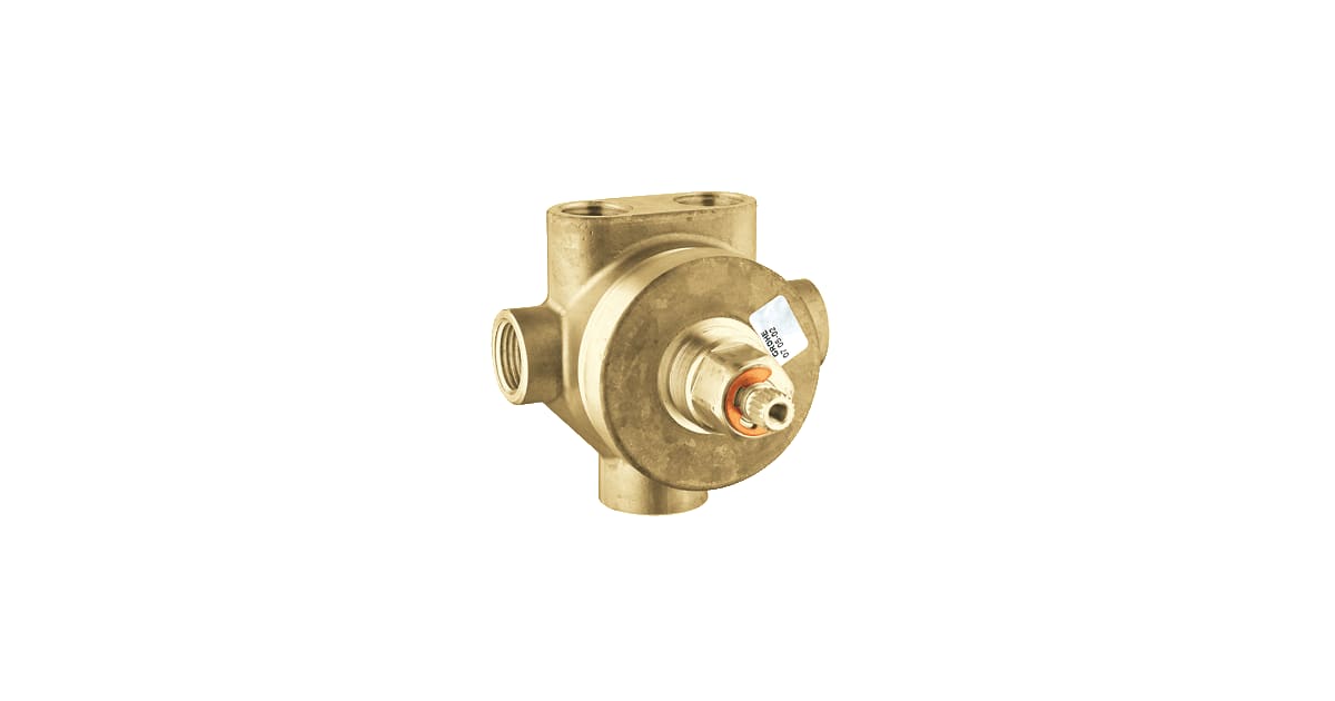 Grohe 29714000 Diverter Rough-In Valve 3 Way - 3 Discrete Functions ...