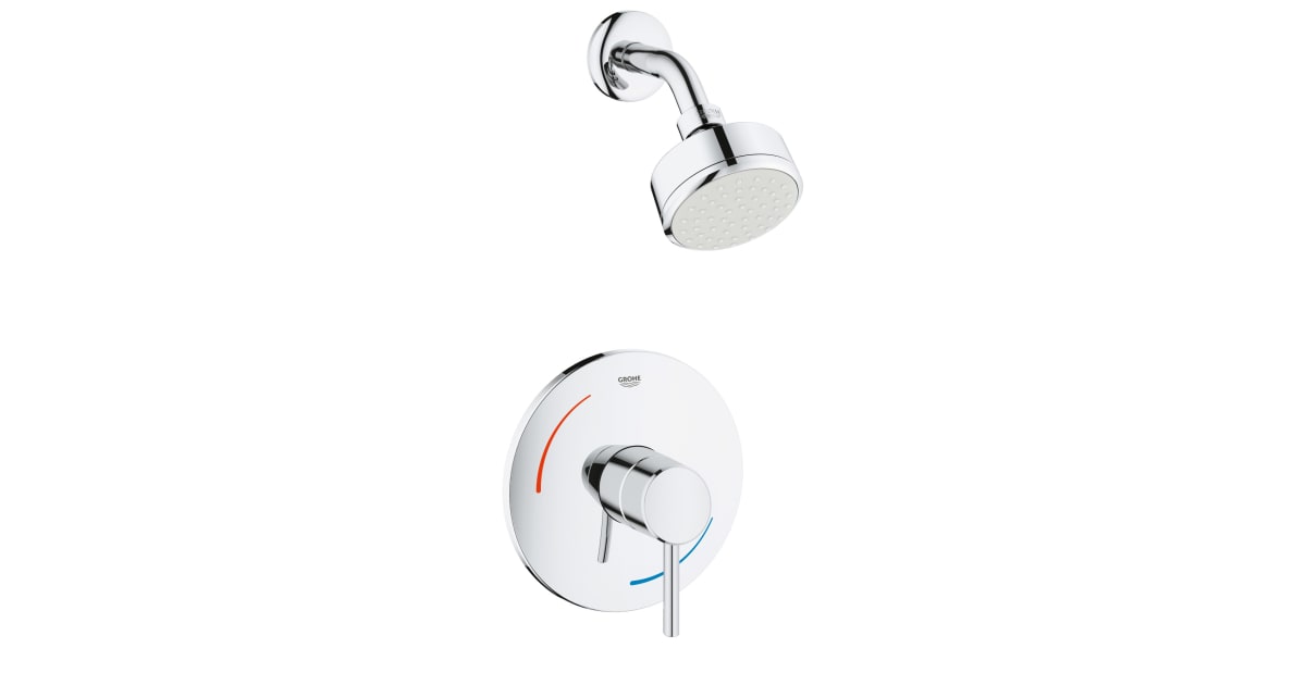 Grohe 3507510A Concetto Shower Trim Package with Single