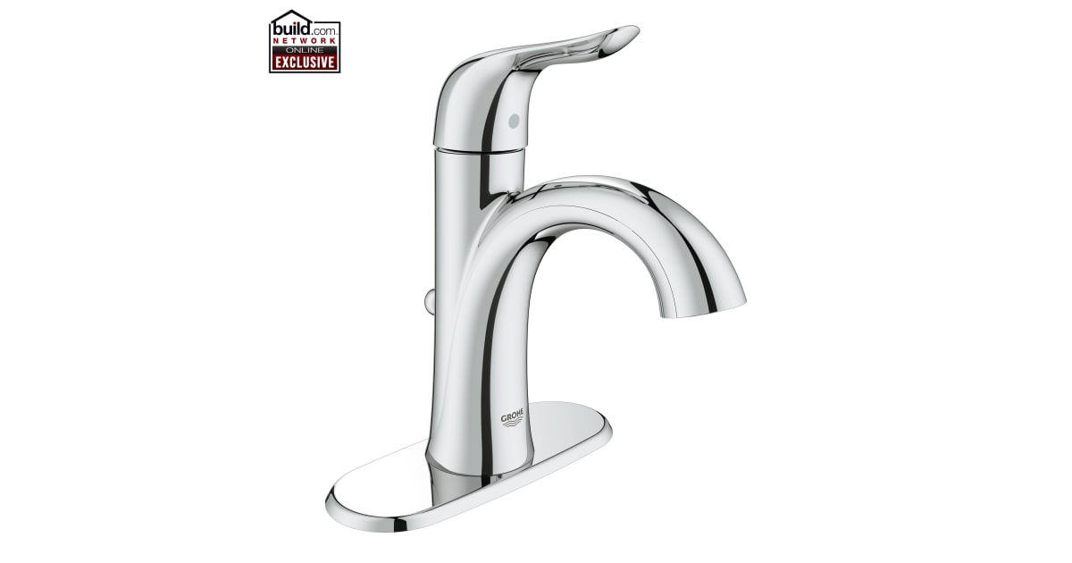 Grohe 23402000 Agira Single Hole Bathroom Faucet with SilkMove® - Free ...