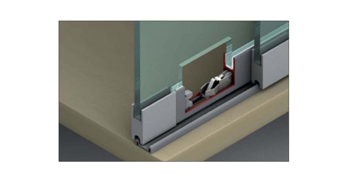 Hafele 415.11.925 Slido Design Double Bottom Running Track