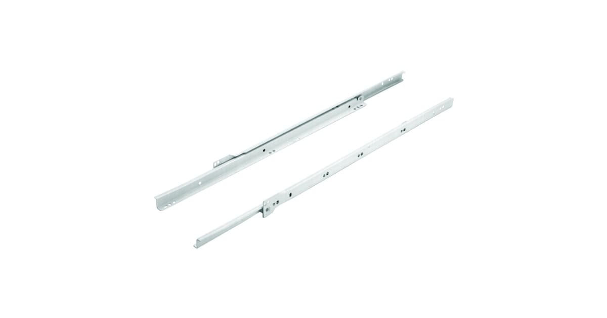 Hafele 423.37.755 Accuride 22 Inch 3/4 Extension Bottom