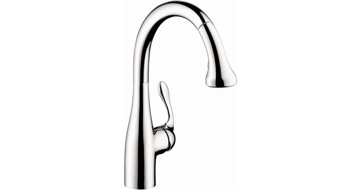 hansgrohe allegro e gourmet higharc kitchen sink faucet warranty