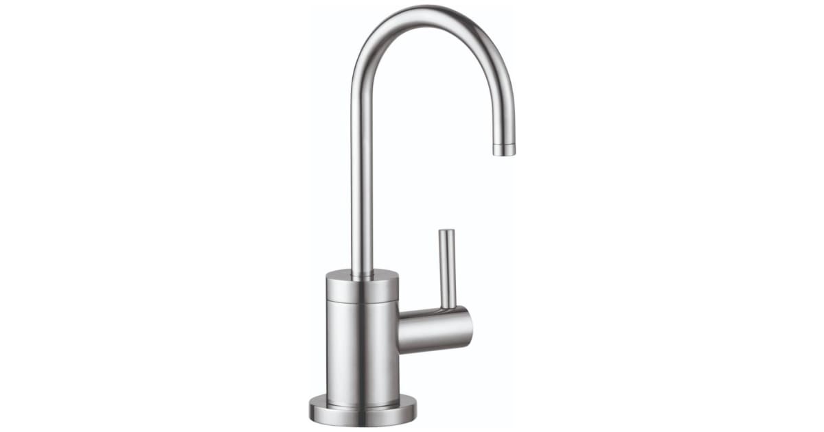 Hansgrohe 04301000 S Wasserhahn, Chrom – Für Kaltwasser & Untertischfilter (kein RO-System)
