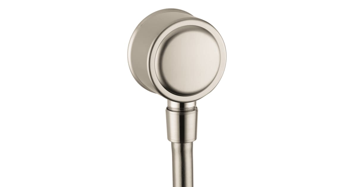 Hansgrohe 16884821 C Wall Elbow with 1/2" Connection