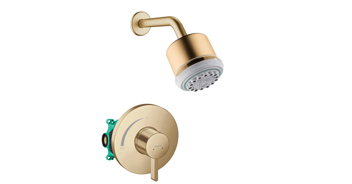 Hansgrohe Clubmaster douchearm 100 mm. 1/2 inch Chroom