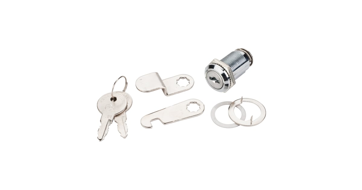 Hardware Resources 78739CHKD 1-1/2 Inch Keyed Entry Cabinet Lock ...